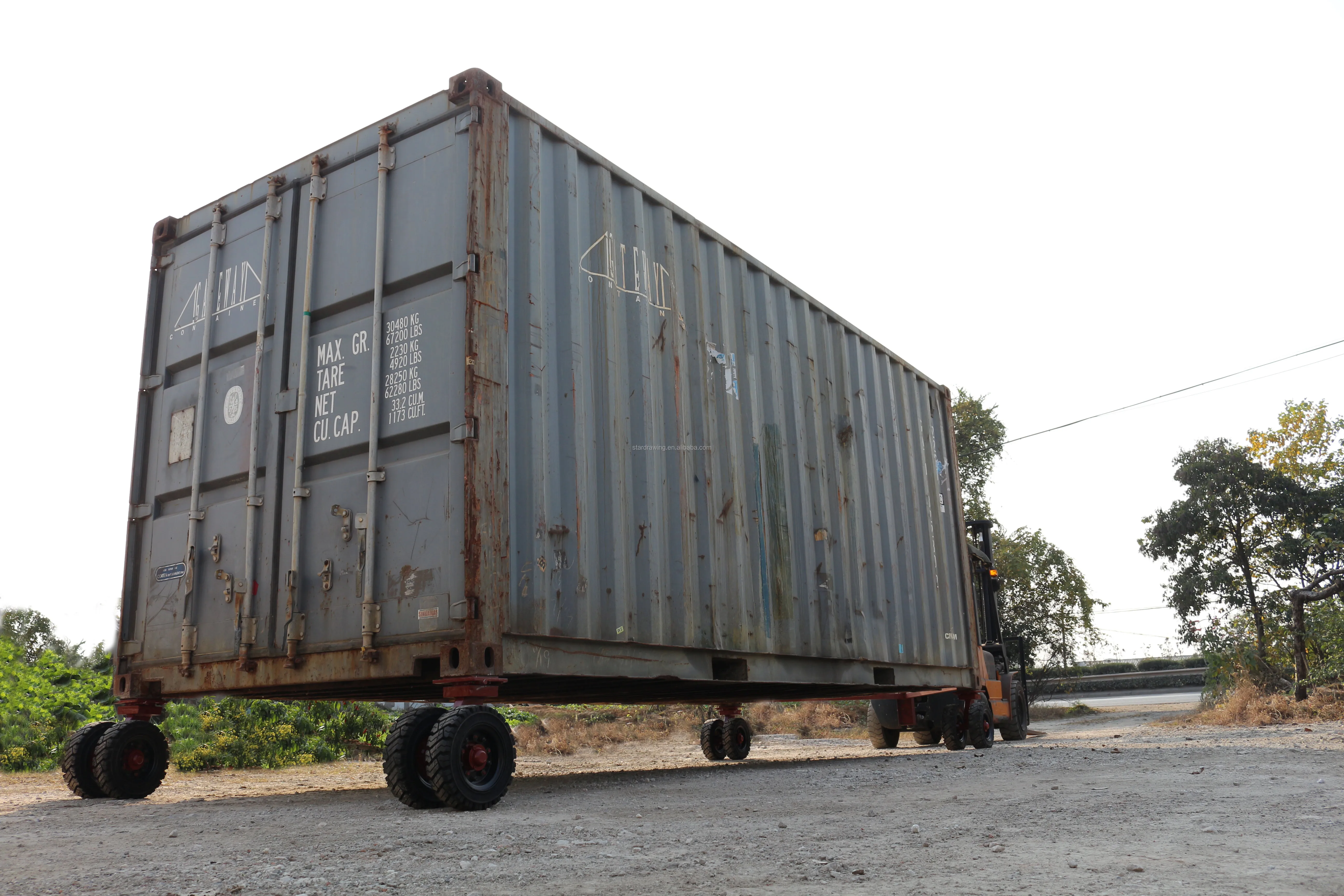 Stardrawing Iso Shipping Container Castor Wheels For Rough Uneven Ground Products From 5326