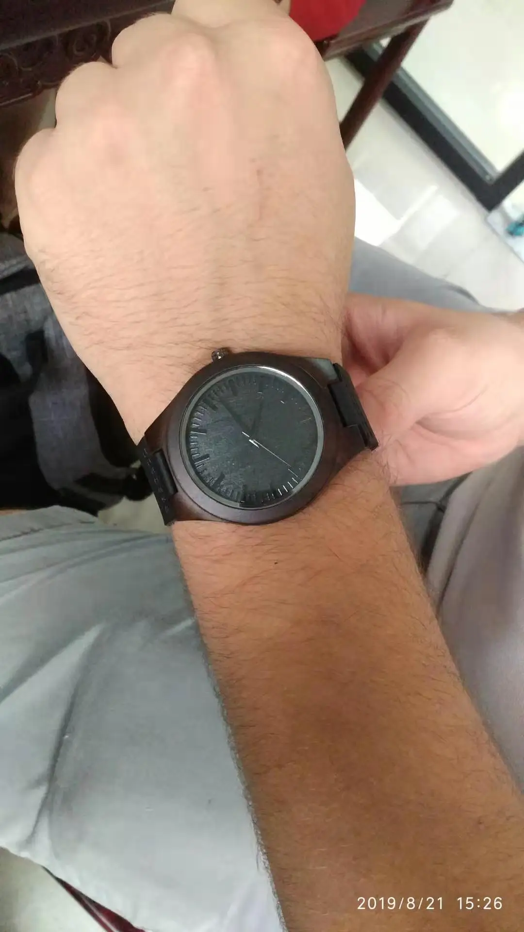 Shifenmei,5520,Reloj De Madera Grabado Para Hombre,Regalo : Relojes de madera grabados, shifenmei S5520