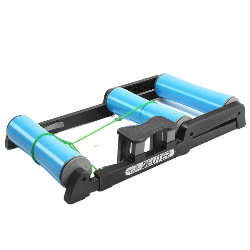 

Bike Trainer Rollers Indoor Home Exercise Cycling Training Fitness MTB Road Bike Rollers, Blue
