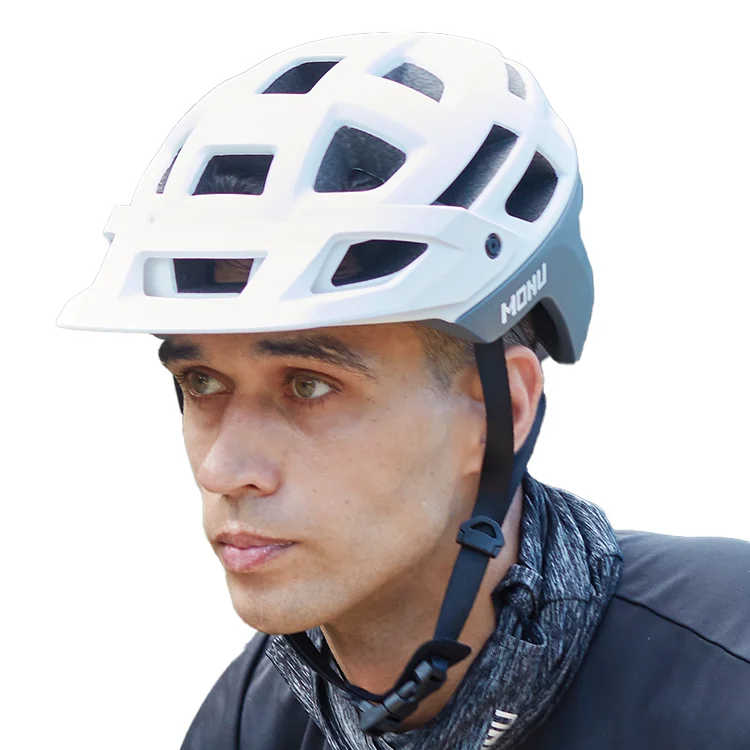 

MONU Wholesale Custom Bicycle Bike Cycling Helmets Women Men Safety Helmet With Visor Mountain Bike MTB Helmet, 4 colors