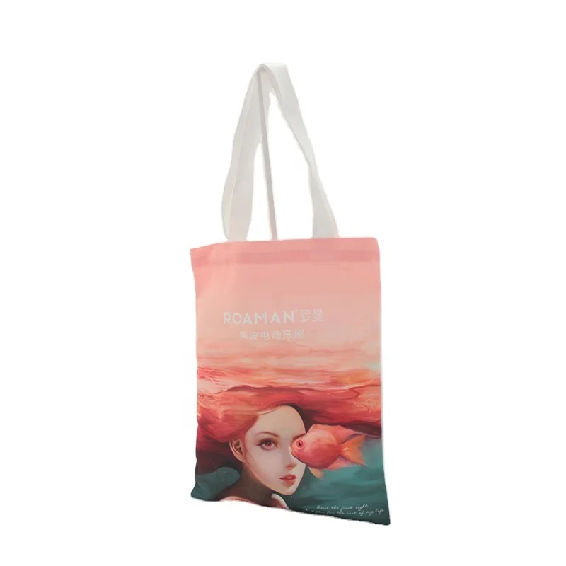 

wholesale plain canvas tote bag cotton promotion custom print custom shopping bags mexican canvas tote, Customized color