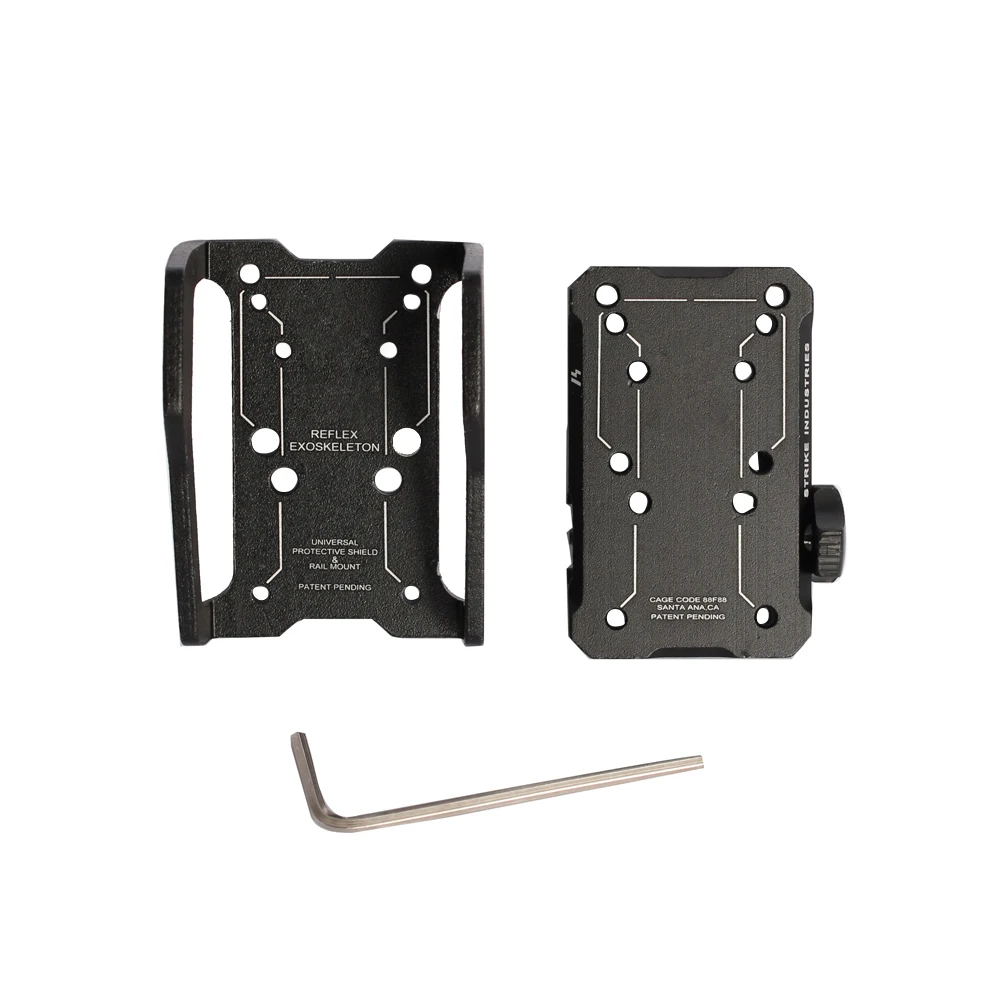 

Fyzlcion Tactical REX Universal Sight Mount Reflex Sights Exoskeleton on Picatinny Rail, Black