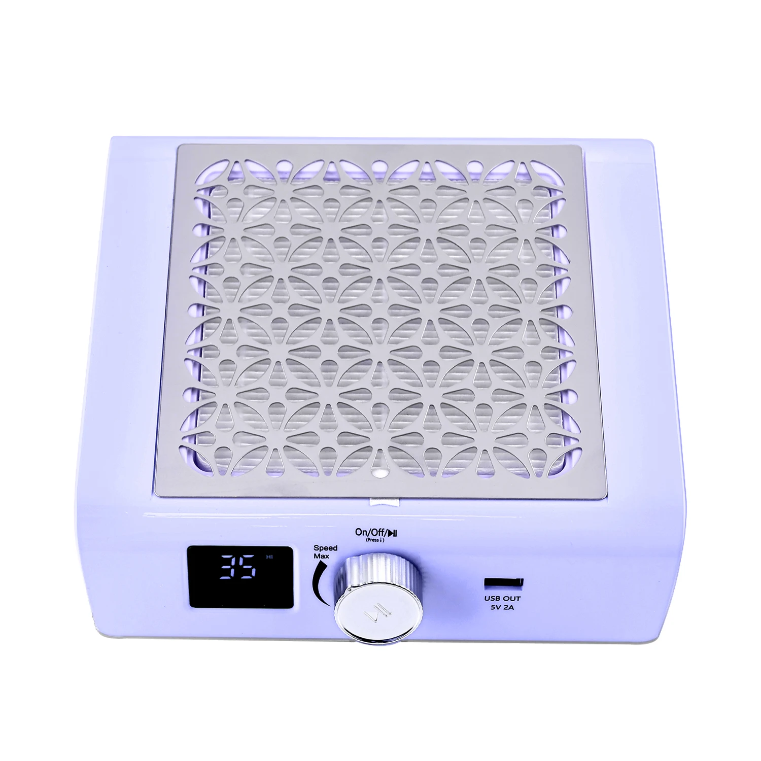2024 85W High-Power Brushless Motor Professional Manicure Nail Dust Collector Portable Cordless Salon Use Strong Nail Polish