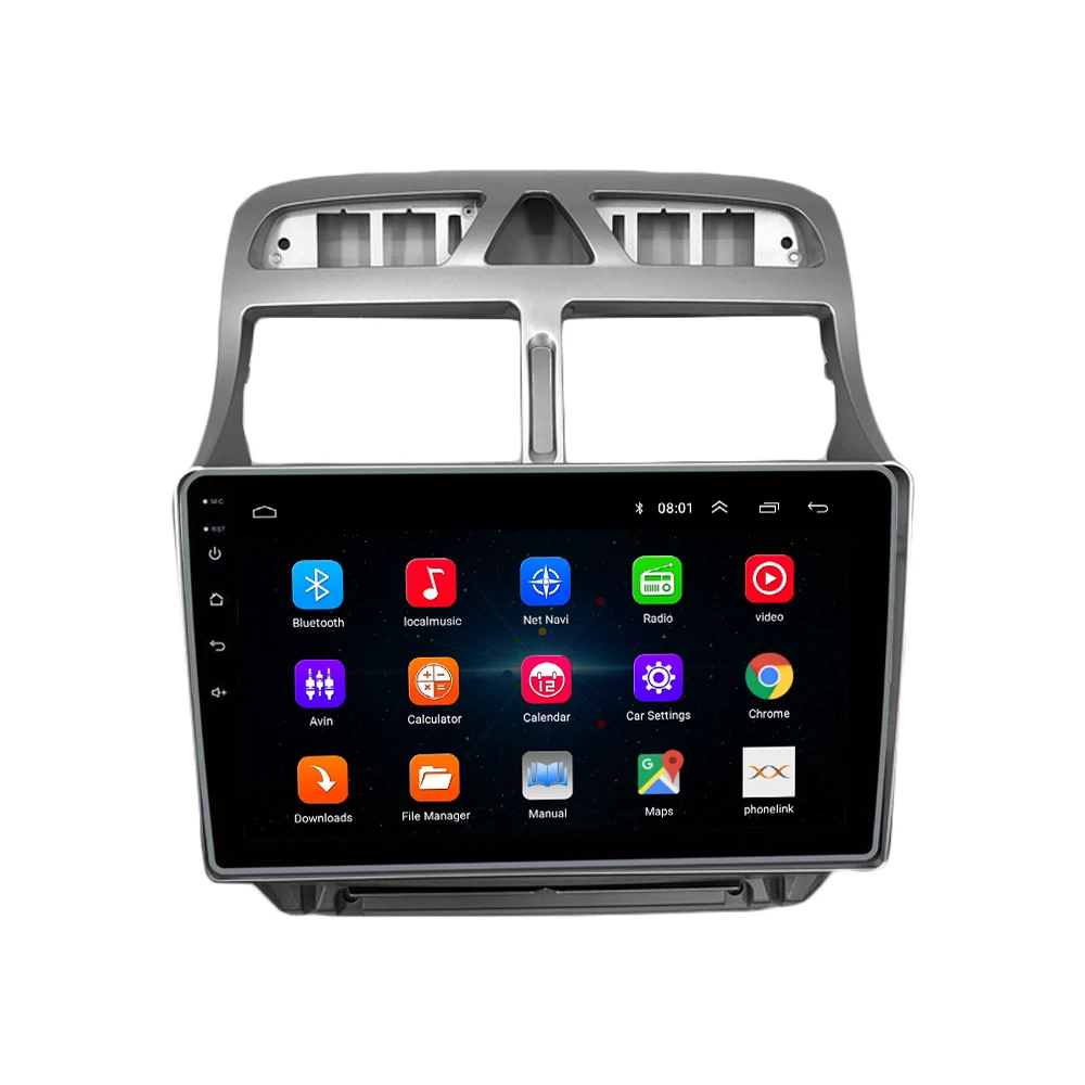 

For Peugeot 307 2002-2013 Radio Headunit Device Double 2 Din Octa-Core Quad Android Car Stereo GPS Navigation Carplay