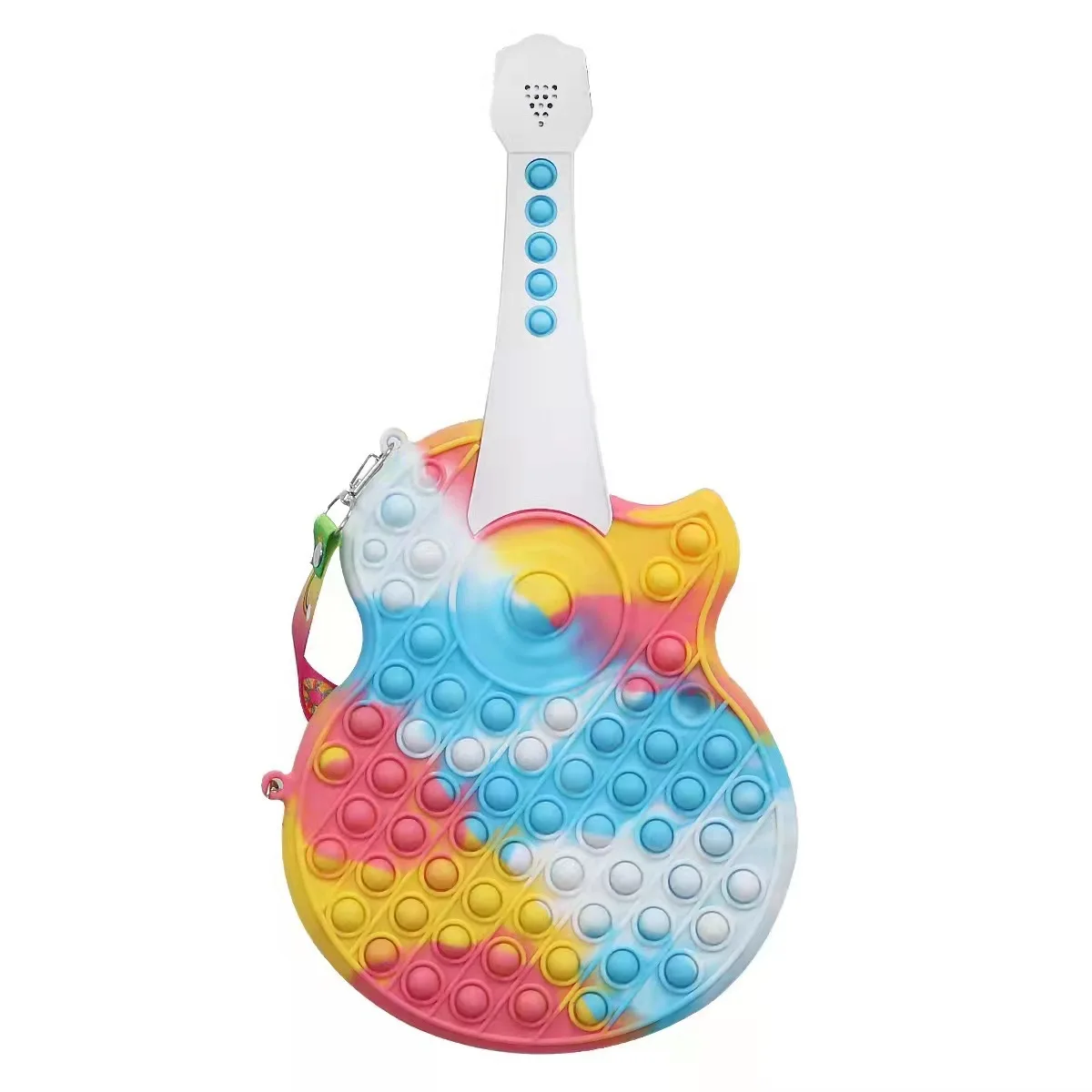 

Hot Sale Big Size Guitar Toy Bubble Pop Fidget Toy Stress Relief Fidget Bag