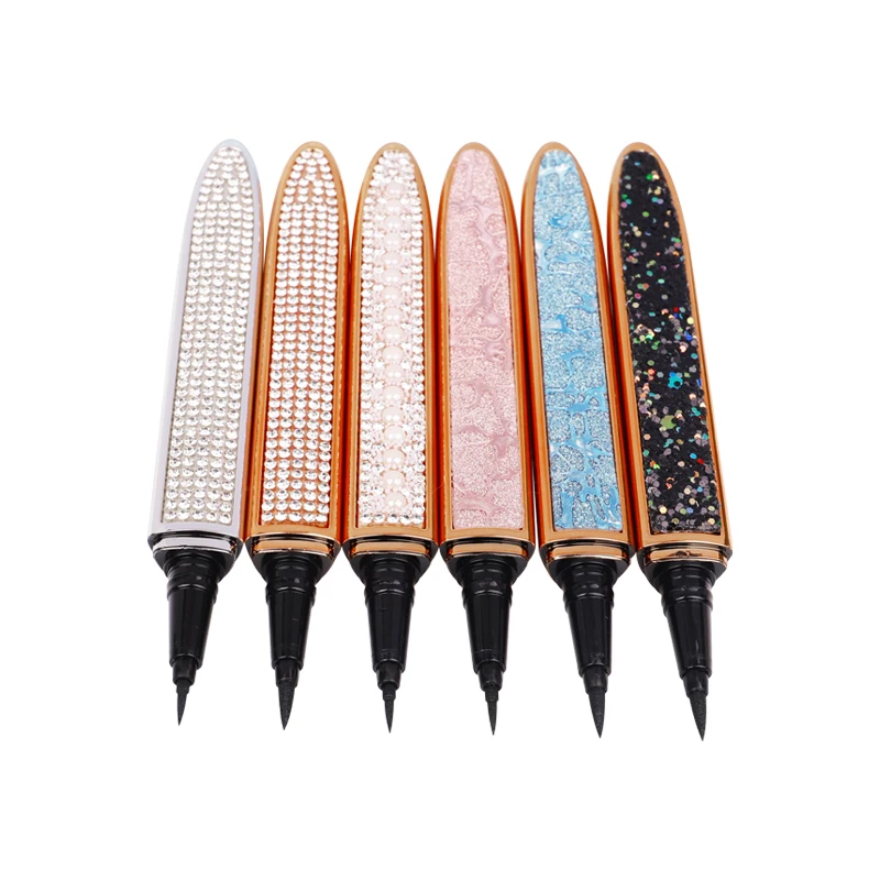 

New arrival 7 colors +5style waterproof eyeliner pen fit for false eyelashes wholesale cheap price, Black color