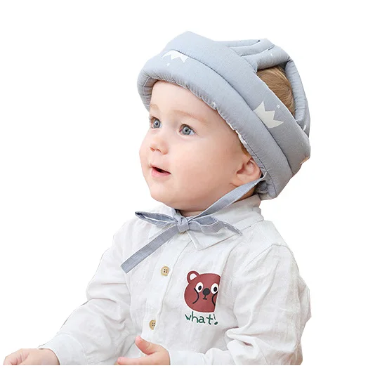 

Adjustable anti-fall soft head protection helmet for baby and toddlers, Blue,pink,gray,white,ect