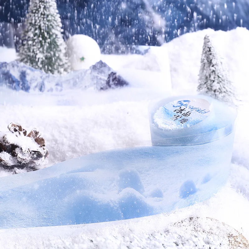 2M/Roll Tape Snow Return Line Series Snow Landscape Shaped Tape Handbook Decoration Collage