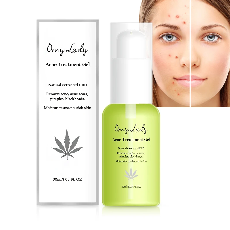 

omy lady damaged skin repairing pimple blackheads peeling off cooling acne vacuum serum with CBD