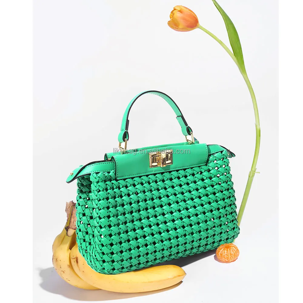 

LIKEBAG bag niche woven portable pillow bag 2021 new trendy candy color large capacity luxury shoulder messenger women hand bags