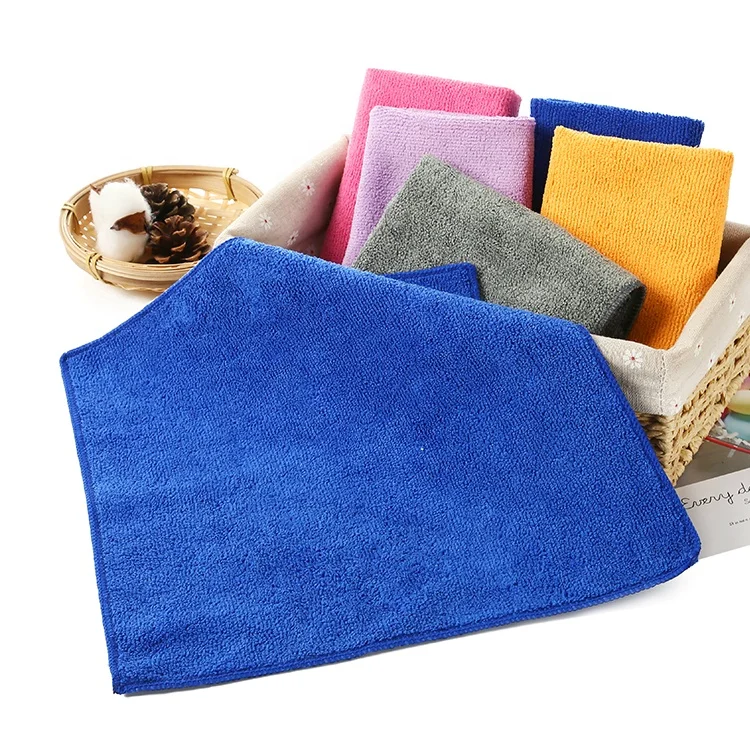 

Wholesale Terry Housework Dishcloth Car Cleaning Cloth Rag Microfiber Kitchen Dish Towel Car Wash Towel, 5 colors