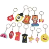 Customized classic craft various themes gifts for 3D soft hard pvc keychain with CMYK printed