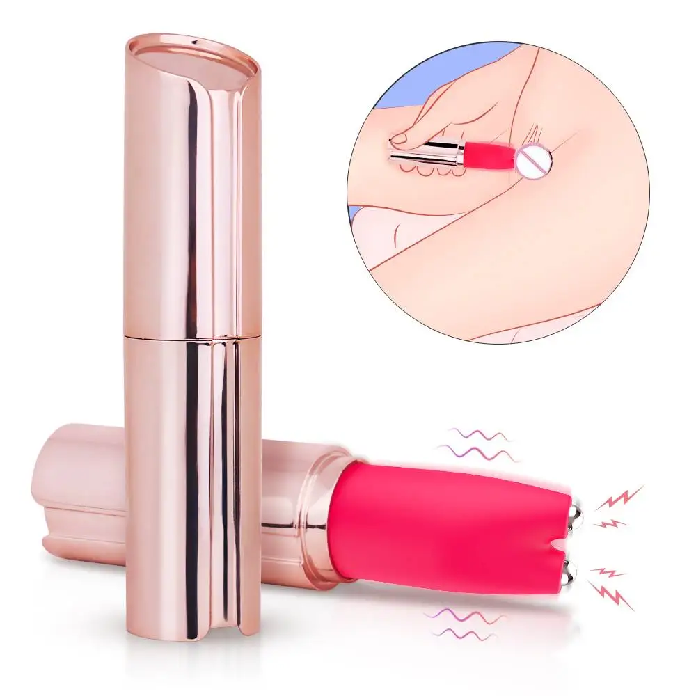 

S-hande rechargeable mini vibrating lipstick clitoris vagina nipple stimulate love eggs lipstick vibrator sex toys for women