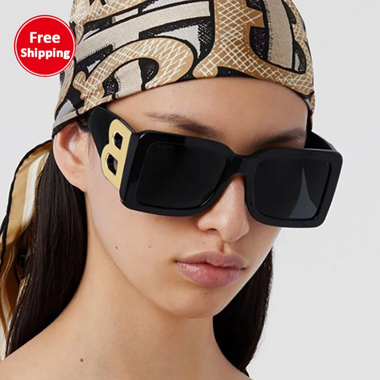 

Dorp shipping 2021 Fashion women rimless polygonal ocean piece personalized sunglasses sun glasses, Colors
