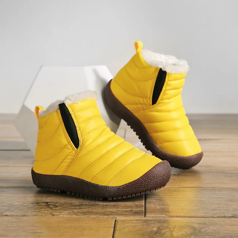 
2020 Fashion Outdoor Children Shoes Hiking Boots for Girls and Boys Warm and Waterproof Kids Winter Snow Boots Shoes for Girls 