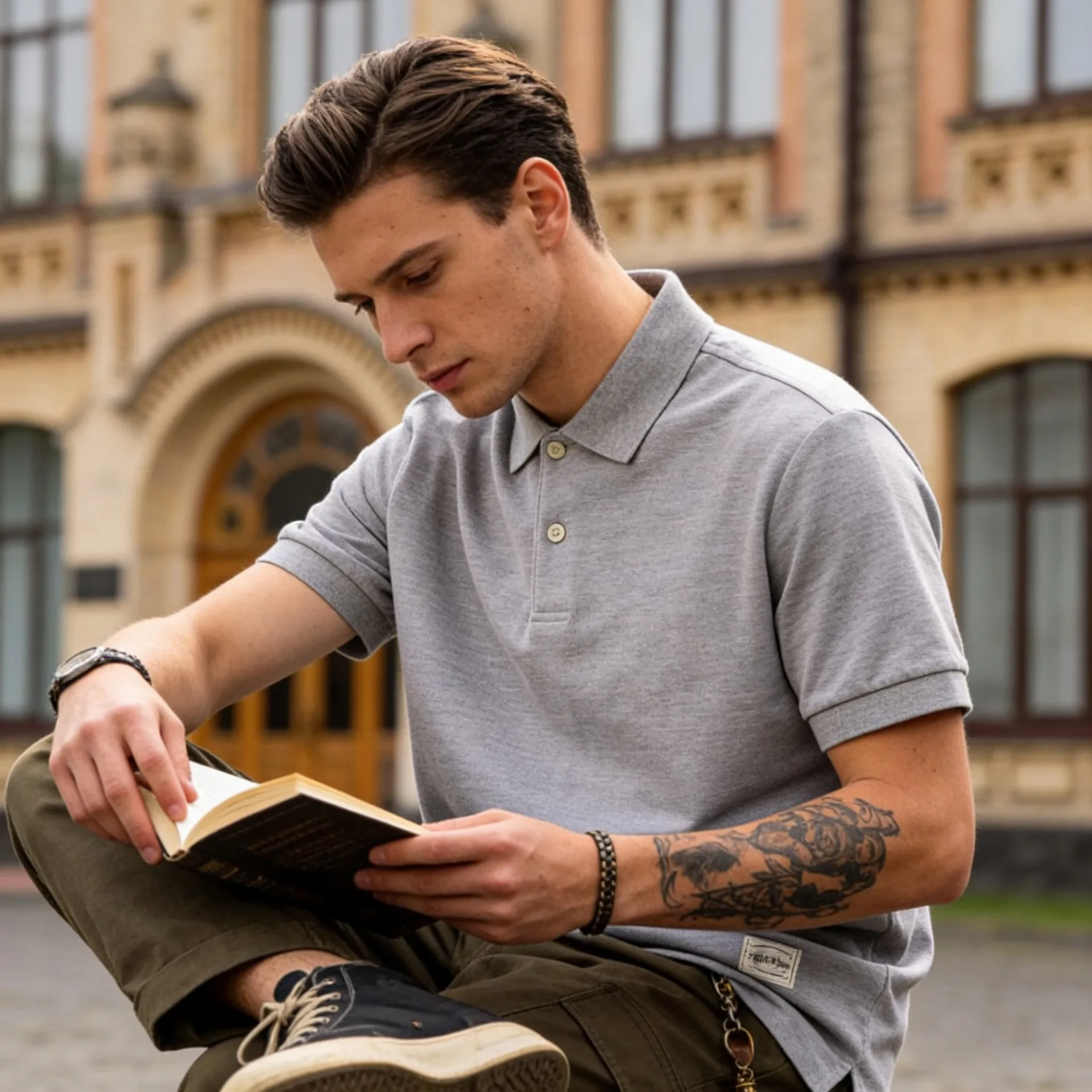 New Summer Arrivals Men's Polo Shirts Cotton Knitted Retro Casual Business Short-Sleeved T Shirts Men's Polo Shirts Wholesale