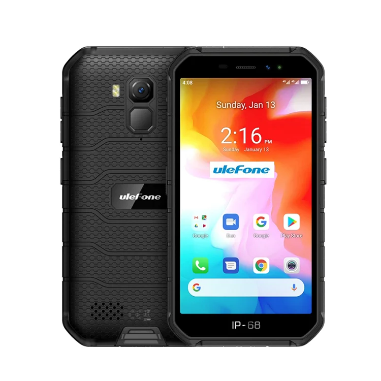 

Global IP68 IP69K Waterproof Ulefone Armor X7 Pro Face ID 4000mAh 5.0 inch Android 10.0 4G Rugged Phone Smartphone