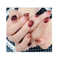 

Nail Supplies Popular Pattern Gel Glue 3D Jewelry Nail Sticker In Sticker&Decals Wholesale