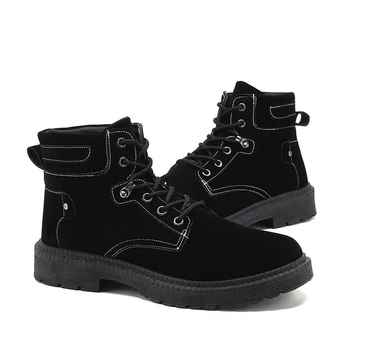 

Classical model western style big size fashion leather high boots for men, Yellow