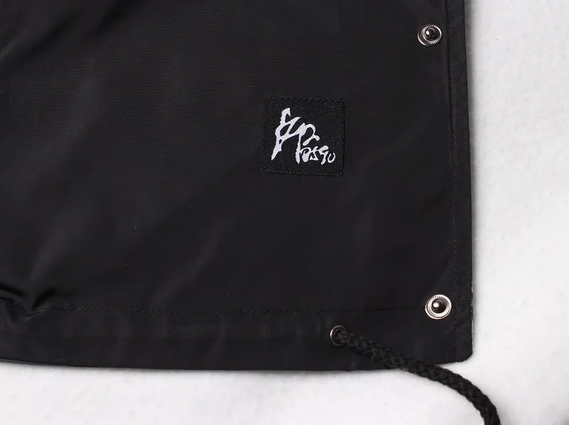 
high quality custom nylon print reversible coaches jacket 