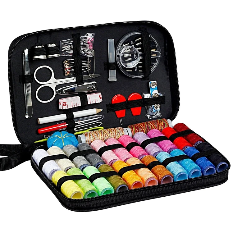 

98pcs Embroidery DIY Kids Sewing Kit Craft Travel Min Sewing Kits