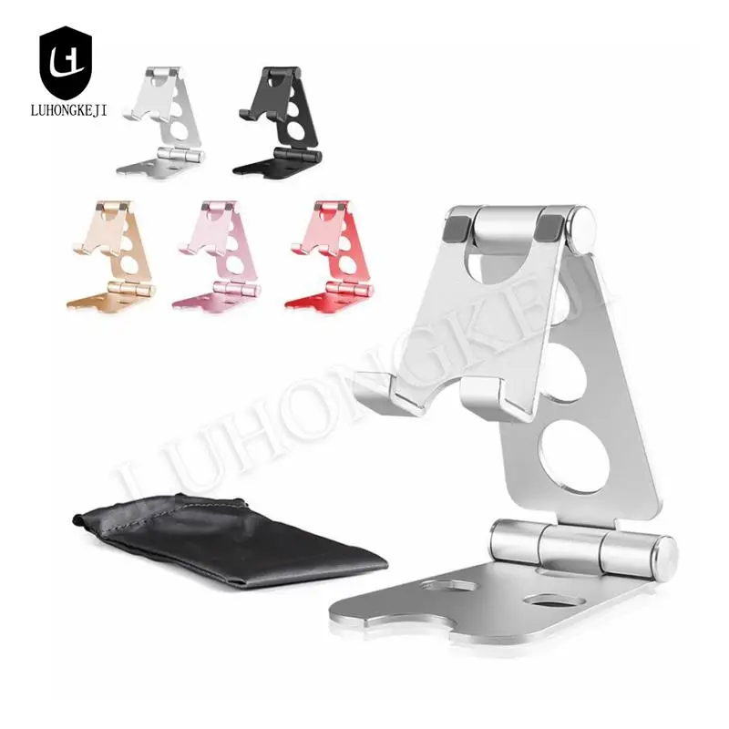 

Customized Mobile Phone Holders Metal Phone Holder Tablet Stand Aluminum Alloy Phone Stand Mobile Stand Adjustable, Black,silver,pink, red,gold,etc