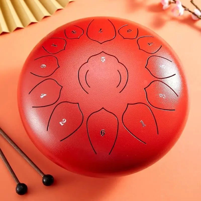 

new color 12 inch alloy steel tongue drum handpan drum 13 notes