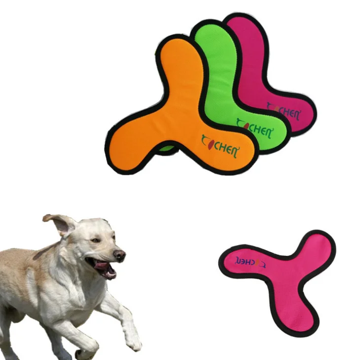 

Throwing Dog Toys Squeaky Plush Pet Toy Dog Oxford Back Darts Dog Training Toys