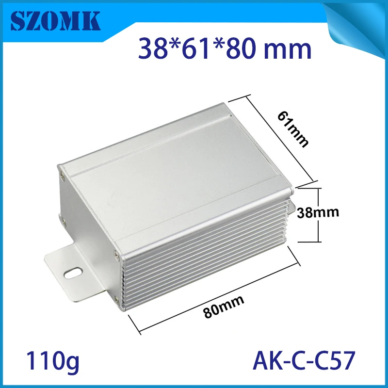 Ngành Công Nghiệp Đùn Nhôm Nguyên Mẫu Nhà Ở/Tùy Chỉnh PCB Điện Tử Ép Đùn Nhôm Hộp Nối Từ Szomk Trung Quốc