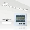 5 inch 6 digit large programmable digital timer, 4 groups timer