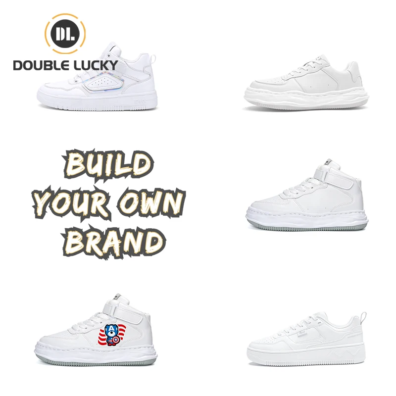 

Double Lucky Fitness-Wanderschuhe Custom Sneakers Muti-colors Skateboarding Breathable Fitness Walking Style Shoes, Customized color