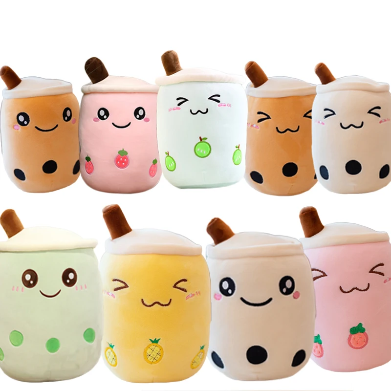 

Wholesale 24CM Milk Tea Cup Plush Play Toy Boba Milk Tea Plush Toy Bubble Milk Tea Plush Boba Pillow