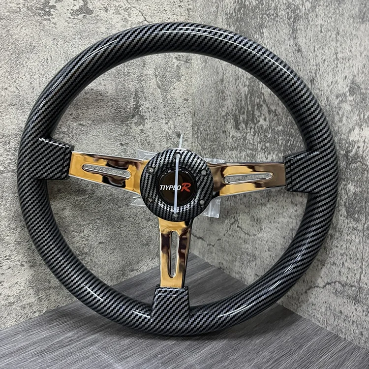 2024 ABS real carbon fiber steering wheel fashion comfortable competitive steering wheel