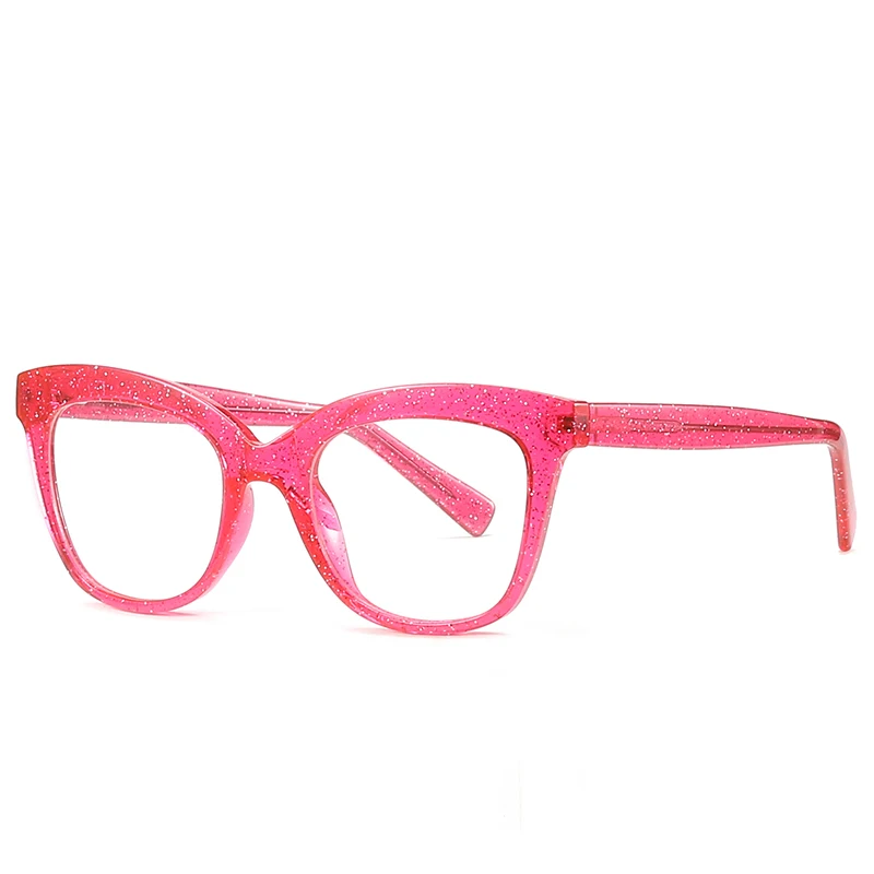 

Non Prescription Blue Light Blocking Glasses Red TR Eyeglasses Frame 2021 Fashion Trend