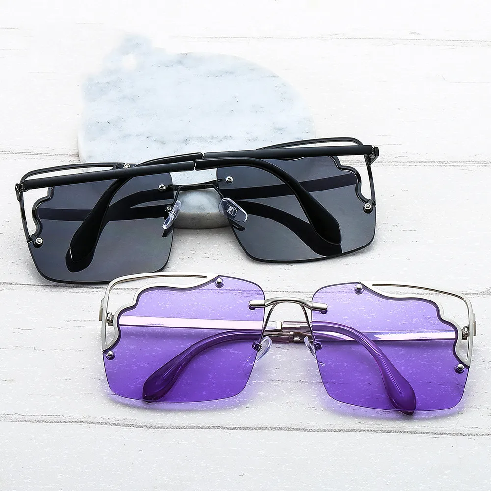 

Sun Glasses Trendy Women Shades Metal Frame Sunglass Fashion Newest 2021 Sunglasses