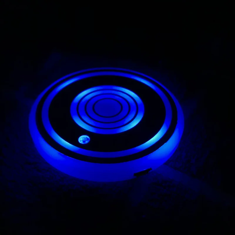 

Wholesale Custom 7 Colors LED Car Cup Coasters Round Coaster for Home Decor Car Coasters, As pic