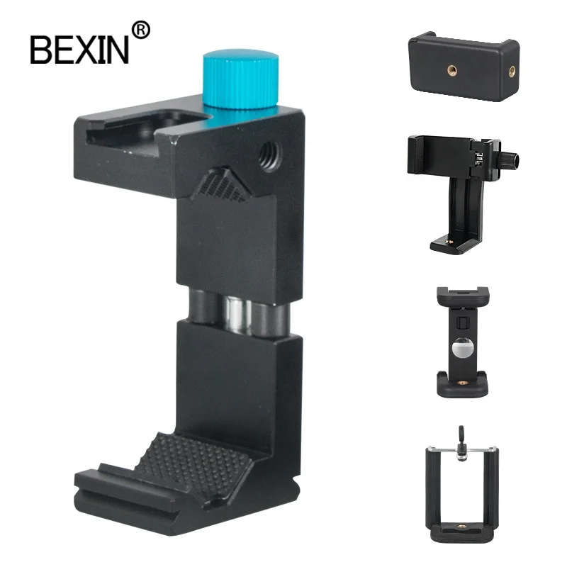 

BEXIN tripod mount tablet holder stand mobile smart cell phone clip for smartphone and Xiaomi and Huawei and Samsung and oppo