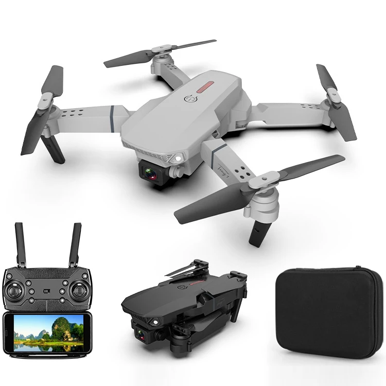 

Mini E88 pro drone Remote control Helicopter toy 4K HD camera dron con camara WiFi fpv height Hold rc quadcopter for sale