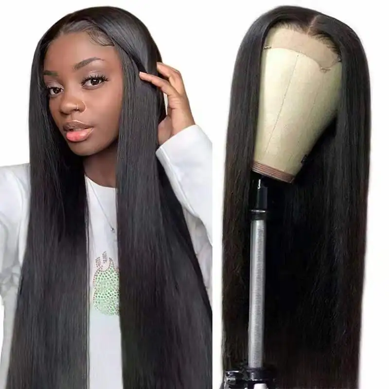 

Best hair vendors preplucked lace front wigs 4x4 13x4 straight and wave wig human hair 100% brazilian with baby hair wigs