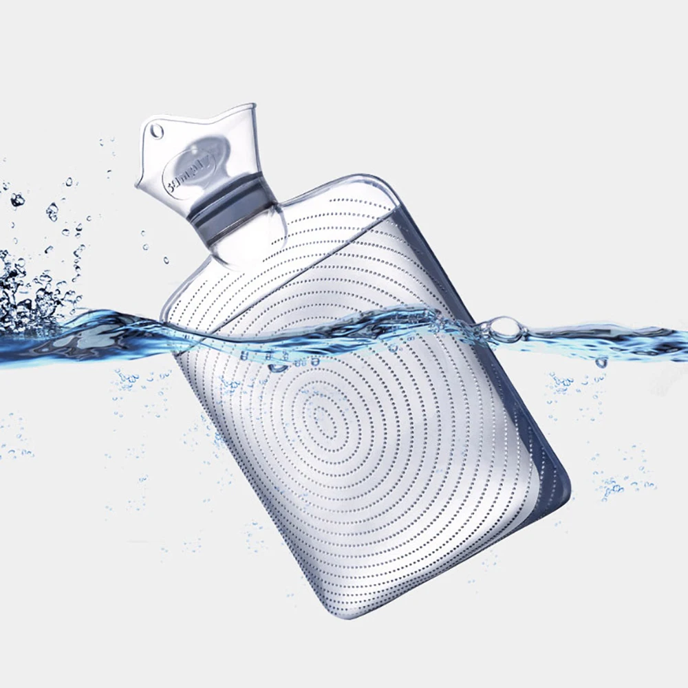 
2L PVC Water-filling Hot-Water Bags with Fleece Cover 