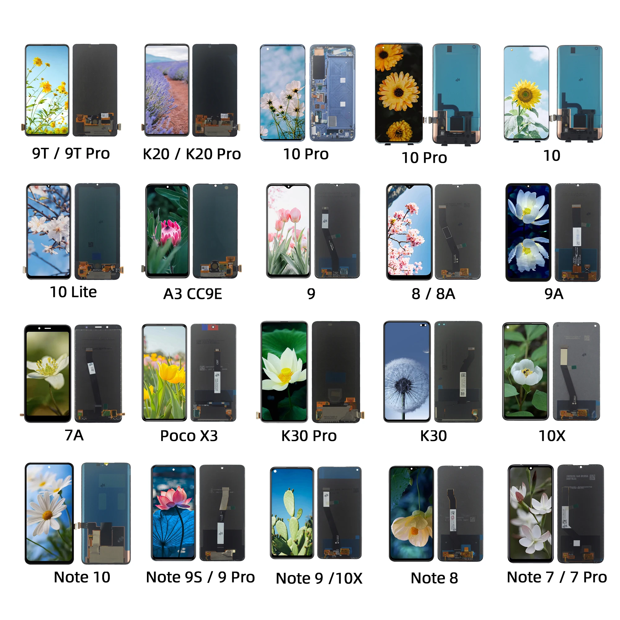 

LCD Assembly for Xiaomi Redmi 4A 4X 8A 9 9A 9C 9T 10 10A 11C Note 4 5 7 8 9 10 10S 11 11S Pro Screen Display Digitizer Complete