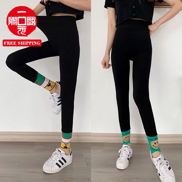 

leggings for women New cropped trousers spring and autumn thin large size modal high-waisted leggings