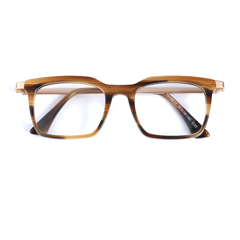 

Trending Beautiful Acetate Combine Metal Optical Frame Glasses