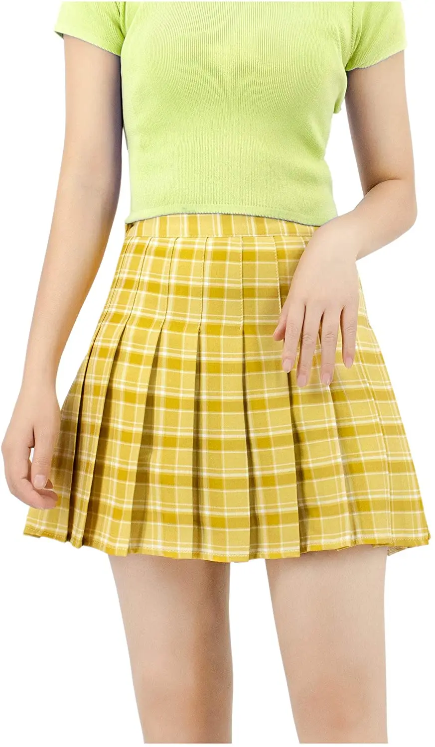 yellow plaid skirt quotes