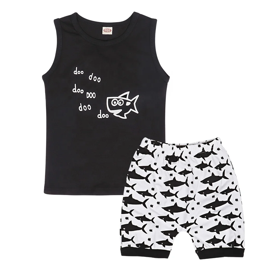 

Sleeveless Cotton Kids Clothing Baby Clothes Set Summer Vest Baby Clothing For Boy And Girl Suit Newborn Baby Clothes Set