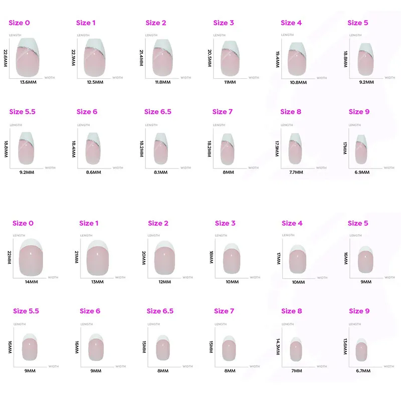 Long Flat Fingernails High Quality Fashion Press On Nails False Nails