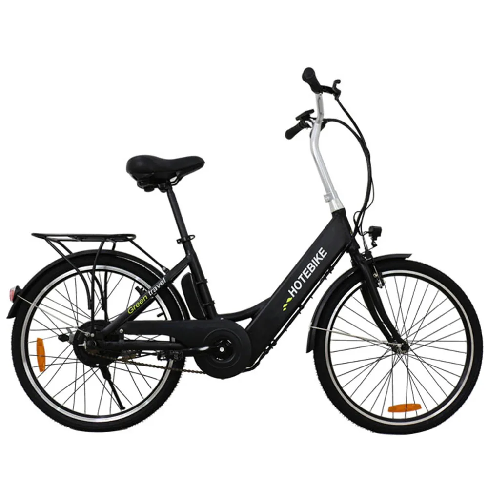 

Cheapest electric city bike 26inch for adults 30km/h fast speed ebike 36V 500W hidden battery ebike frame urban bikes, Black/white/customizable