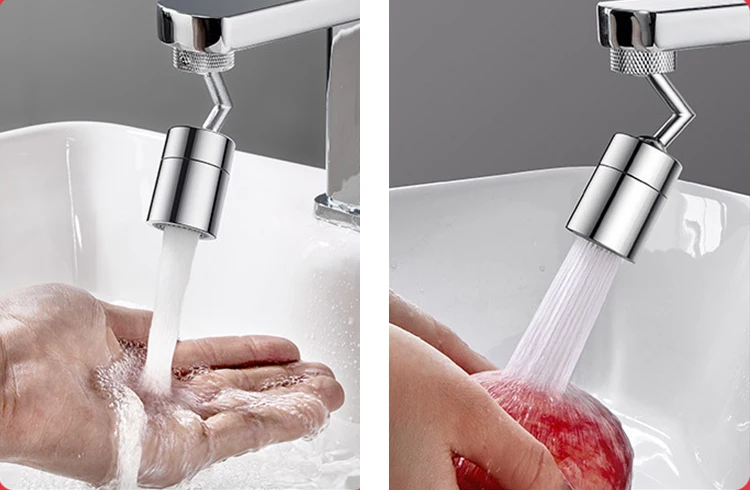 
Bathroom Kitchen universal Accessories Multi-angles 720 degree Brass Rotate splash filter faucet 