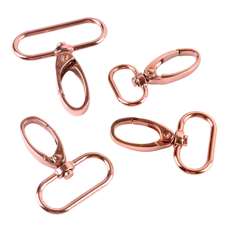 

Wholesale Heavy Duty Rose Gold Metal Lobster Swivel Snap Hook