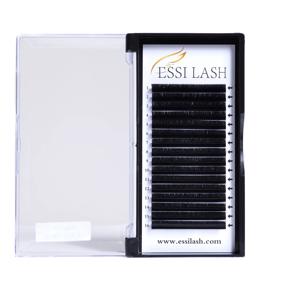 

Fluffy Soft Deep Black Eyelash Extensions 0.02 0.03 0.04 0.05 0.06 0.07 Volume Eyelash Extensions Mink Cashmere Korean PBT Light, Dark matte black